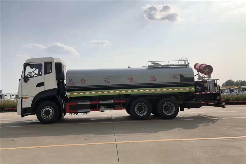 東風(fēng)天龍后八輪20噸噴霧車，國六綠化噴灑車